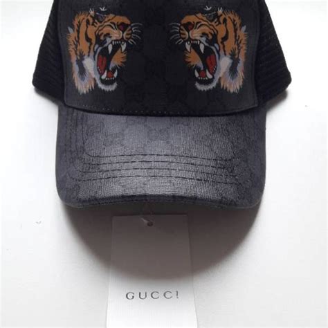 gucci kappe tiger|gucci tiger button up.